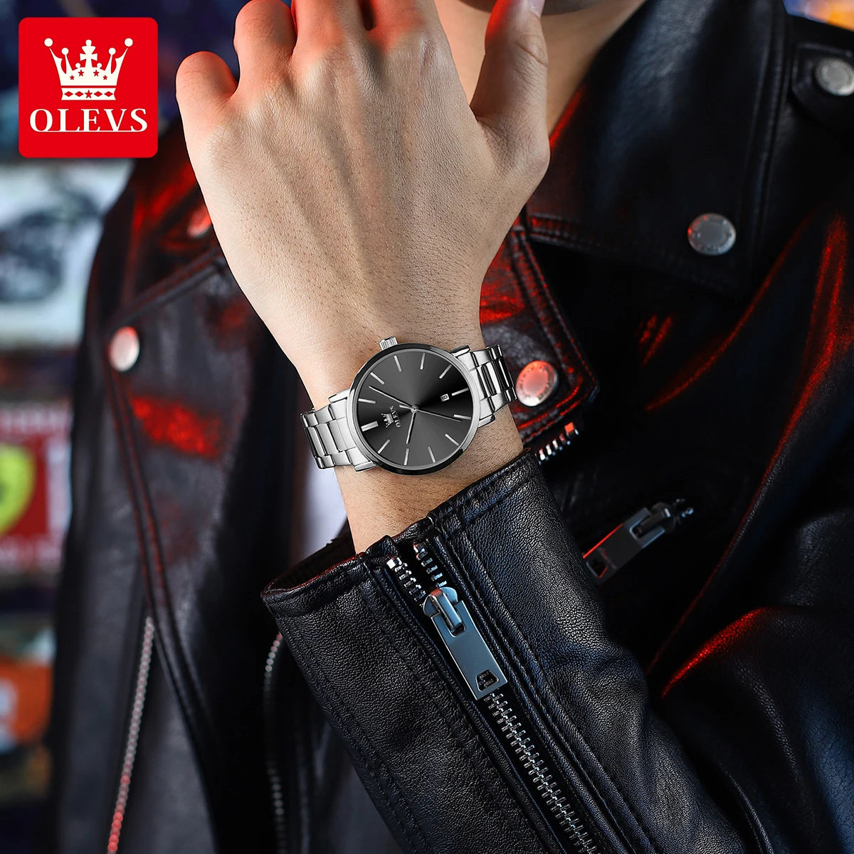 OLEVS 2896 | Reloj de Cuarzo para Hombre Lujo