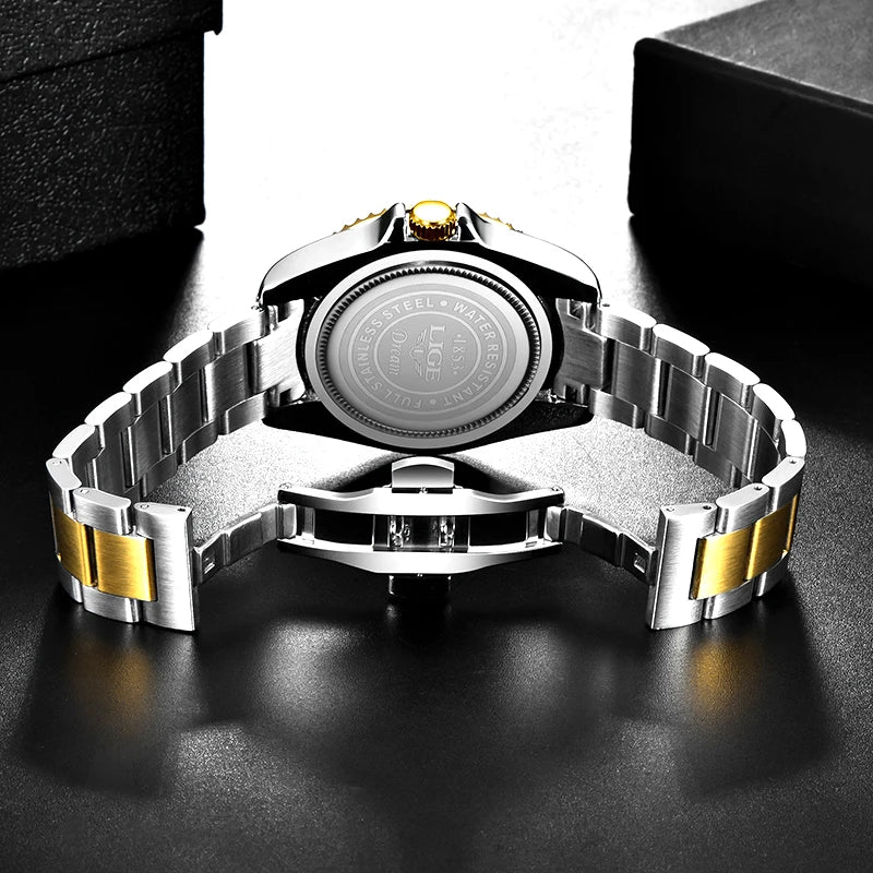 LIGE Quartz - Reloj de cuarzo