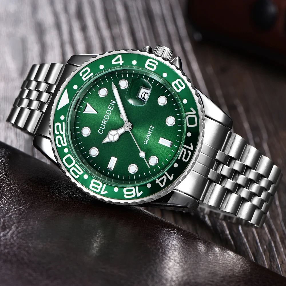 CURDDEN 6582 | Reloj de Cuarzo para Hombre Minimalista