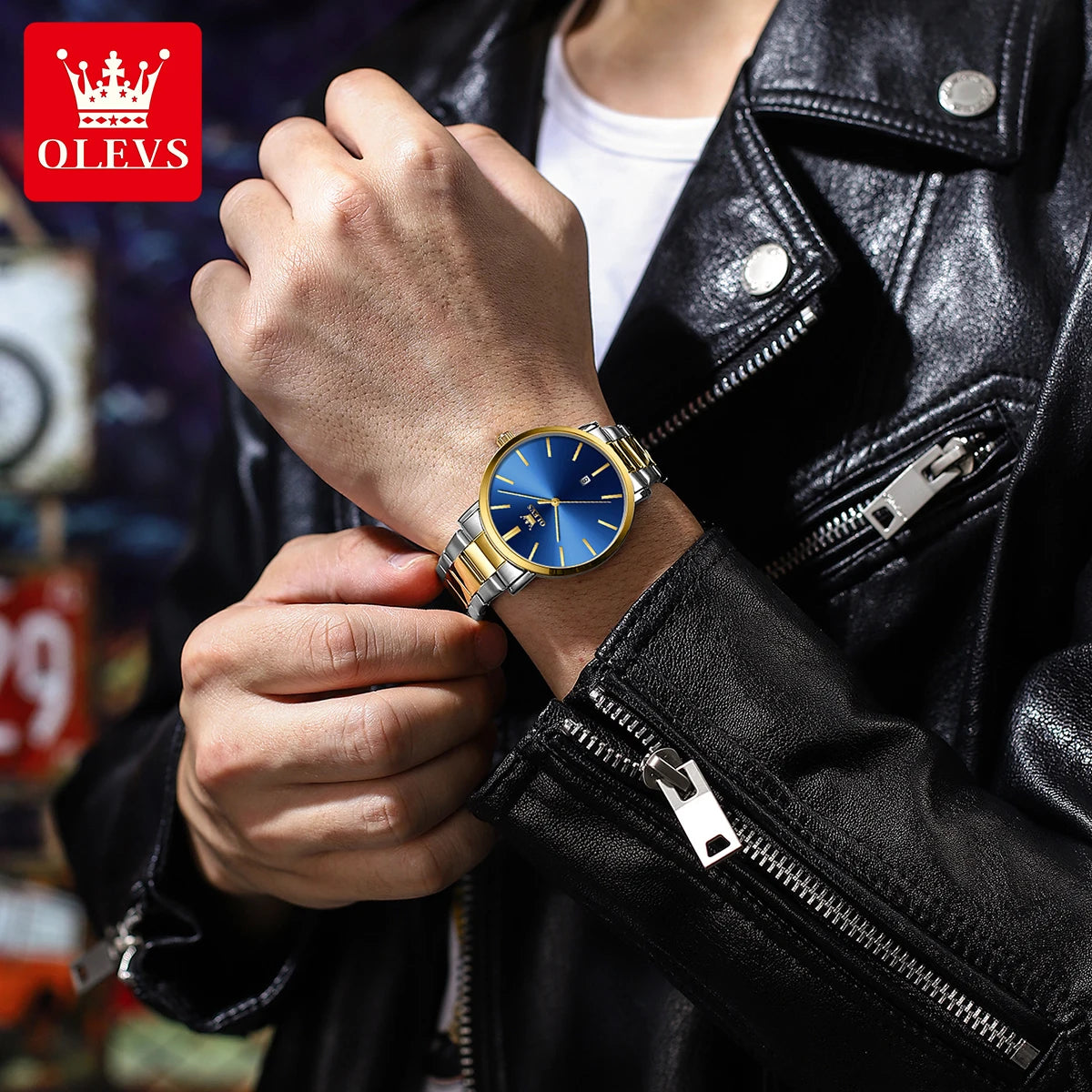 OLEVS 2896 | Reloj de Cuarzo para Hombre Lujo